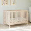M6601NX,Babyletto,Maki Full-Size Folding Crib w/Toddler Bed Conversion Kit in Washed Natural