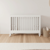 M6601W,Babyletto,Maki Full-Size Folding Crib w/Toddler Bed Conversion Kit in White Finish