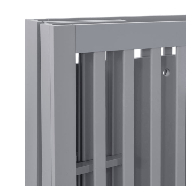 M6698G,Babyletto,Origami Mini Crib in Grey Finish