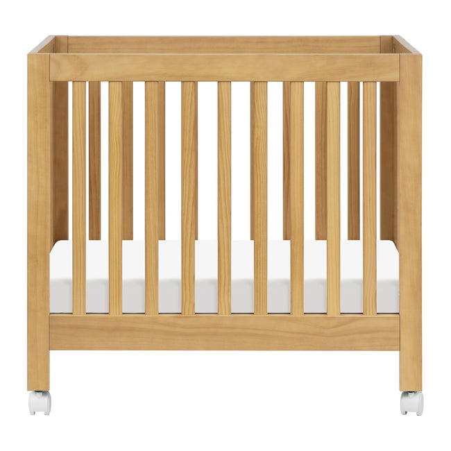 M6698HY,Babyletto,Origami Mini Crib in Honey