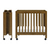 M6698NL,Babyletto,Origami Mini Crib in Natural Walnut