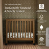 M6698NL,Babyletto,Origami Mini Crib in Natural Walnut