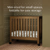 M6698NL,Babyletto,Origami Mini Crib in Natural Walnut