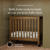 M6698NL,Babyletto,Origami Mini Crib in Natural Walnut