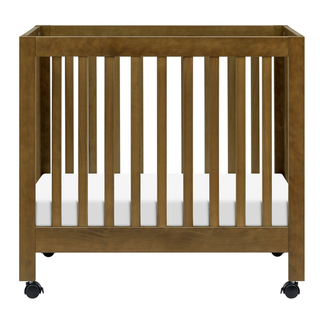 M6698NL,Babyletto,Origami Mini Crib in Natural Walnut