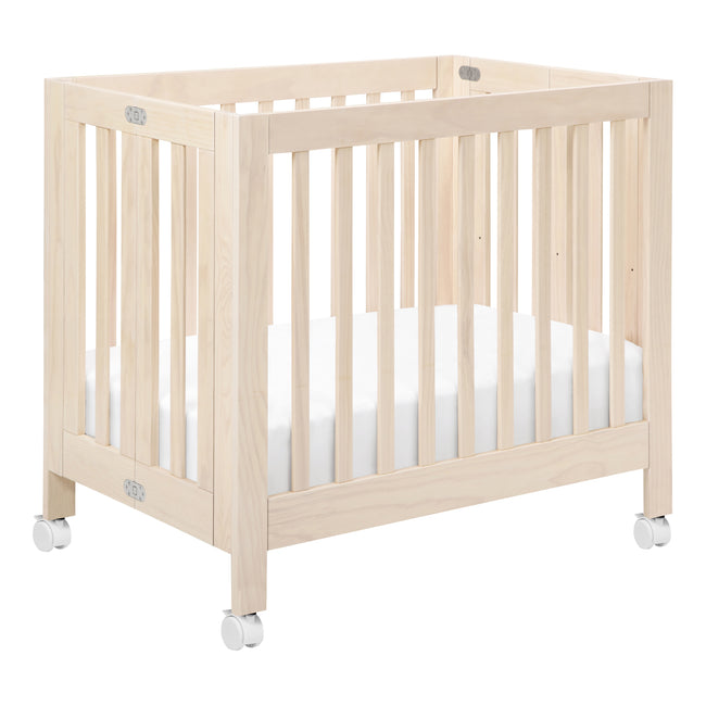 M6698NX,Babyletto,Origami Mini Crib in Washed Natural