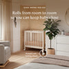 M6698NX,Babyletto,Origami Mini Crib in Washed Natural