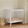 M6698W,Babyletto,Origami Mini Crib in White Finish