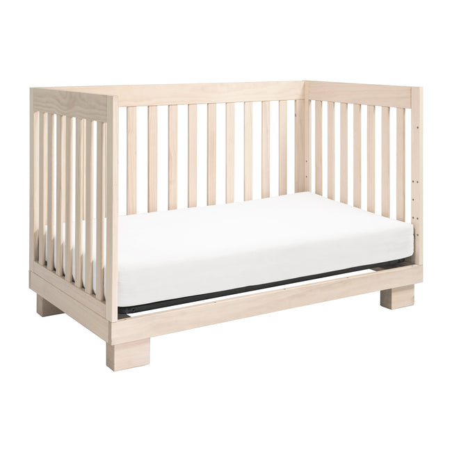 M6701NX,Babyletto,Modo 3-in-1 Convertible Crib w/Toddler Bed Conversion Kit in Washed Natural