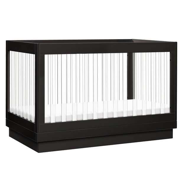 M8601KB,Babyletto,Harlow 3-in-1 Convertible Crib w/Toddler Bed Conversion Kit in Black/Acrylic
