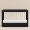 M8601KB,Babyletto,Harlow 3-in-1 Convertible Crib w/Toddler Bed Conversion Kit in Black/Acrylic