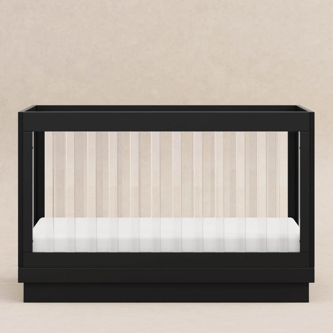 M8601KB,Babyletto,Harlow 3-in-1 Convertible Crib w/Toddler Bed Conversion Kit in Black/Acrylic