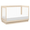M8601KNX,Babyletto,Harlow 3-in-1 Convertible Crib w/Toddler Bed Conversion Kit in Washed Natural/