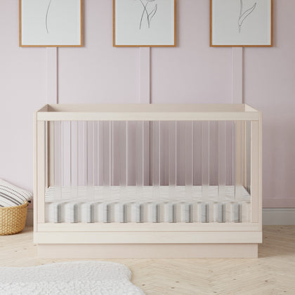 M8601KNX,Babyletto,Harlow 3-in-1 Convertible Crib w/Toddler Bed Conversion Kit in Washed Natural/