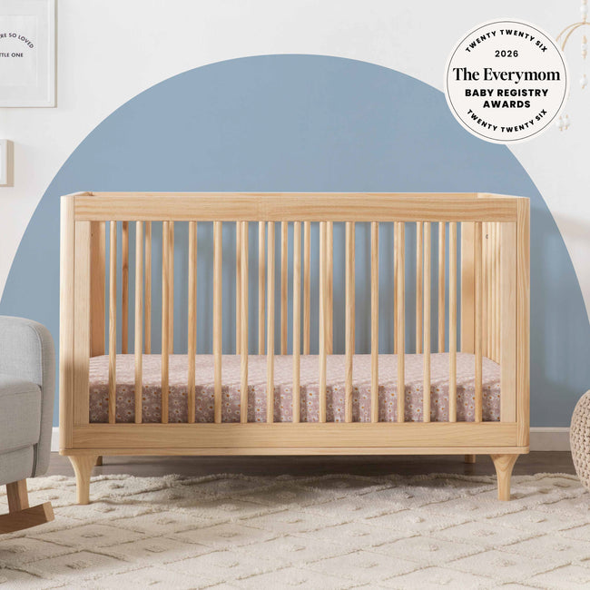 M9001N,Babyletto,Lolly 3-in-1 Convertible Crib w/Toddler Bed Conversion Kit in Natural