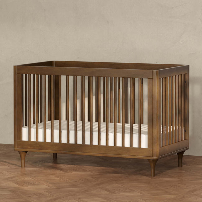 M9001NL,Babyletto,Lolly 3-in-1 Convertible Crib w/Toddler Bed Conversion in Natural Walnut