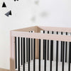 M9001NXB,Babyletto,Lolly 3-in-1 Convertible Crib w/Toddler Bed Conversion in WashedNatural/Black