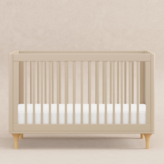 M9001TPEN,Babyletto,Lolly 3-in-1 Convertible Crib w/Toddler Bed Conversion Kit in Taupe/Natural