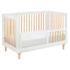 M9001WN,Babyletto,Lolly 3-in-1 Convertible Crib w/Toddler Bed Conversion Kit in White/Natural