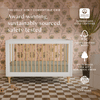 M9001WN,Babyletto,Lolly 3-in-1 Convertible Crib w/Toddler Bed Conversion Kit in White/Natural