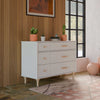 M9016WN,Babyletto,Lolly 6-Drawer Double Dresser  Assembled in White/Natural