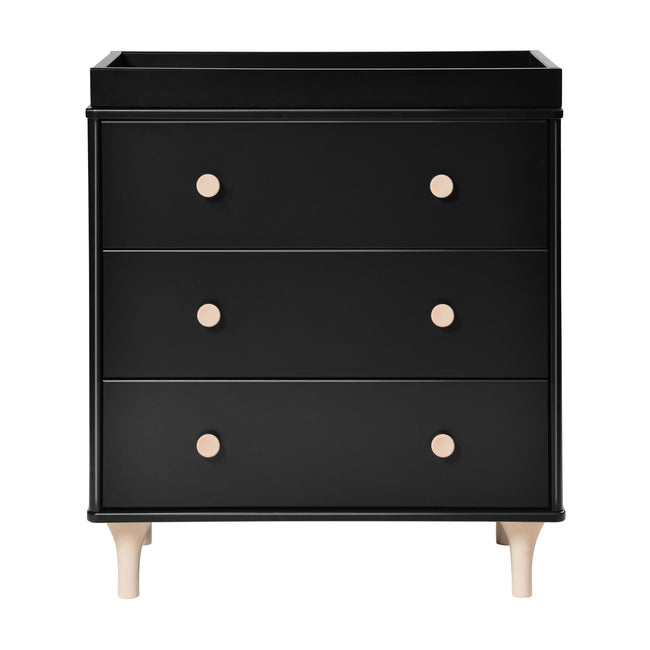 babyletto lolly dresser black Lolly 6-Drawer Double Dresser Washed Natural