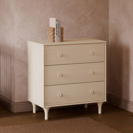 M9023NX,Babyletto,Lolly 3-Drawer Changer Dresser w/Removable Changing Tray in Washed Natural