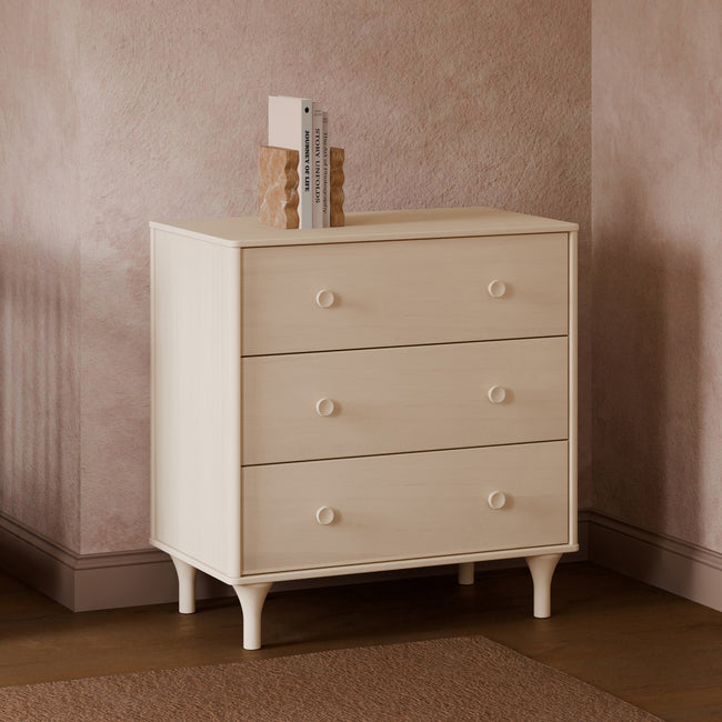M9023NX,Babyletto,Lolly 3-Drawer Changer Dresser w/Removable Changing Tray in Washed Natural