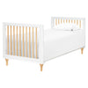 M9098WN,Babyletto,Lolly 4-in-1 Convertible Mini Crib and Twin Bed w/Toddler Bed Conversion Kit in White/Natural