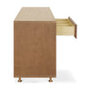 NW15026AY,Nursery Works,Novella 6-Drawer Dresser in Stained Ash/Ivory Finish