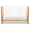 NW26101CKBU,Nursery Works,Altair Crib in Clear Acrylic with Burl