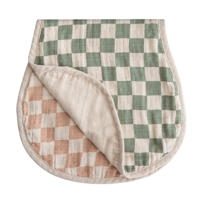 MBC-205, Organic Cotton Muslin Burp Cloth 2-Pack