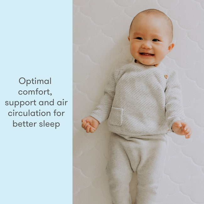 sku-1438401, Newton 2-Stage Baby Crib Mattress | Final Sale in White
