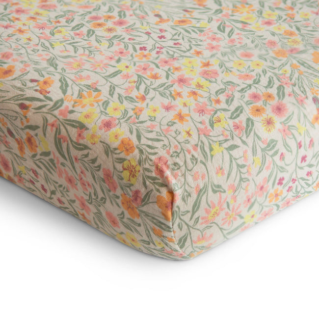 MCS-359, Mushie Extra Soft Muslin Crib Sheet