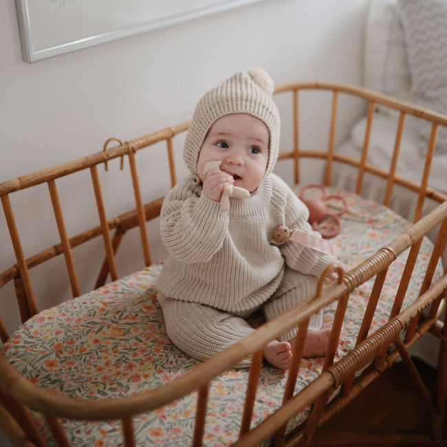 MCS-359, Mushie Extra Soft Muslin Crib Sheet