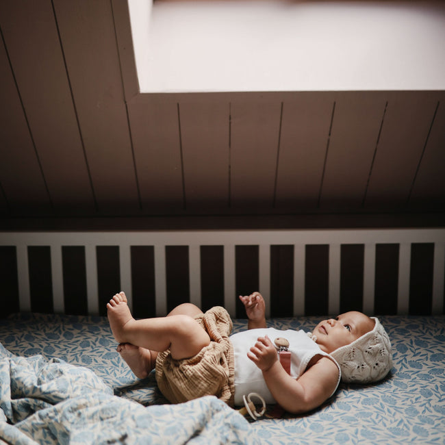MCS-362, Mushie Extra Soft Muslin Crib Sheet