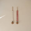 LPC-104, Linen Pacifier Clip 2-Pack