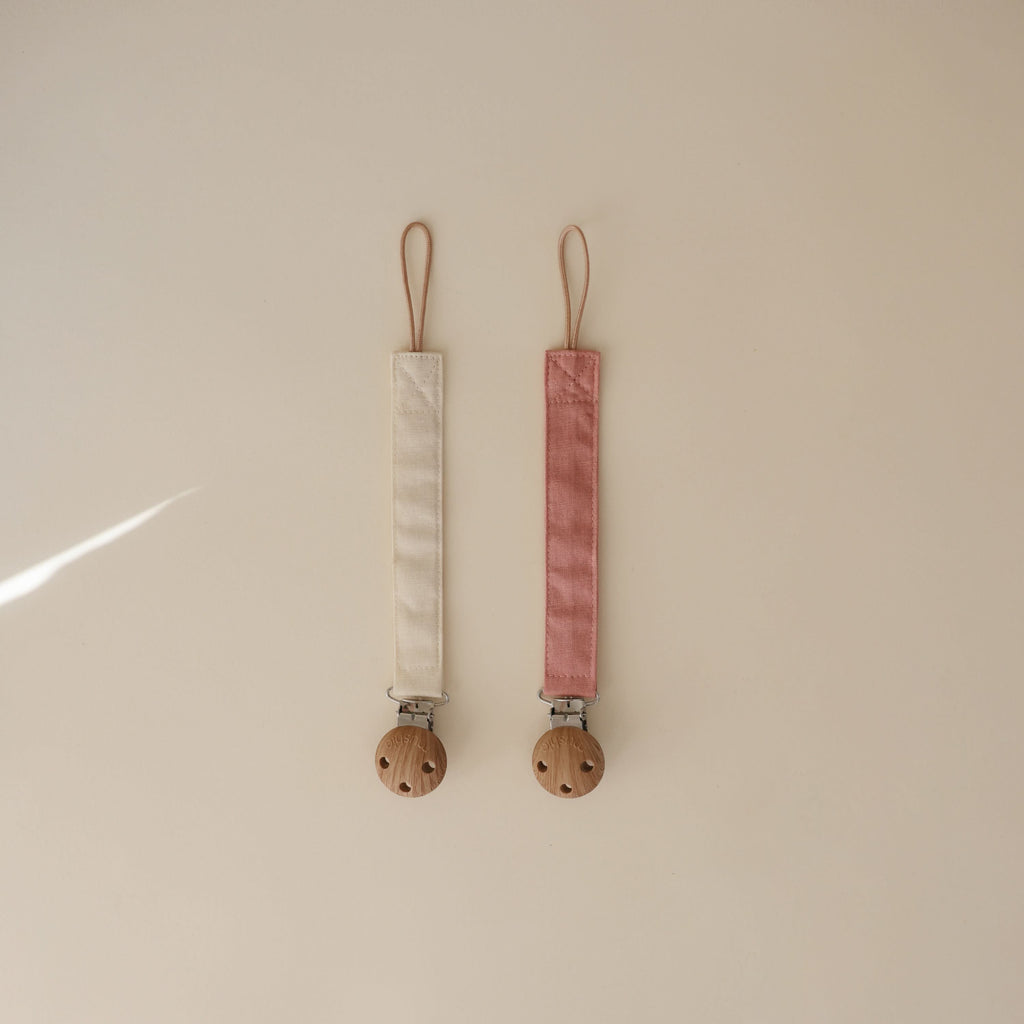 LPC-104, Linen Pacifier Clip 2-Pack
