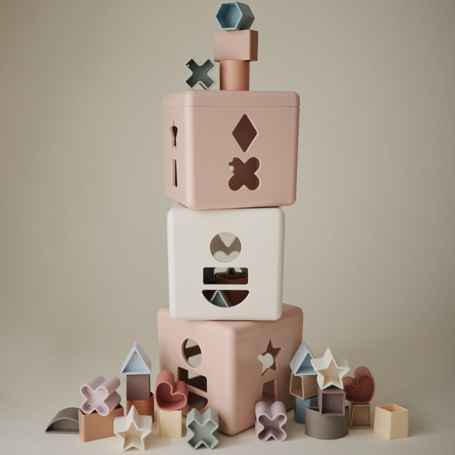 MSSB-1002, Mushie Shape Sorting Box | MSSB-1001, Mushie Shape Sorting Box