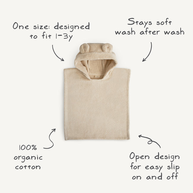 MPT-1003, Bear Poncho Towel