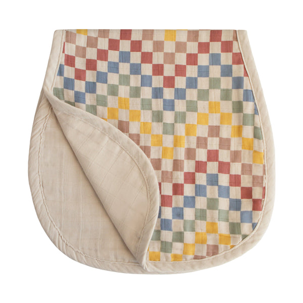 MBC-209, Organic Cotton Muslin Burp Cloth 2-Pack
