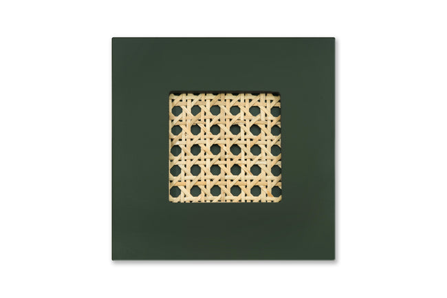 SWATCH234,Babyletto,Babyletto - Forest Green w/ Octagonal Natural Cane SWATCH