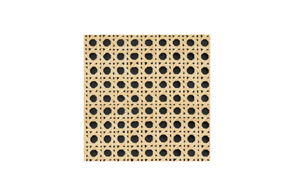 SWATCH235,Babyletto,Babyletto - Black w/ Octagonal Natural Cane (BNC) SWATCH