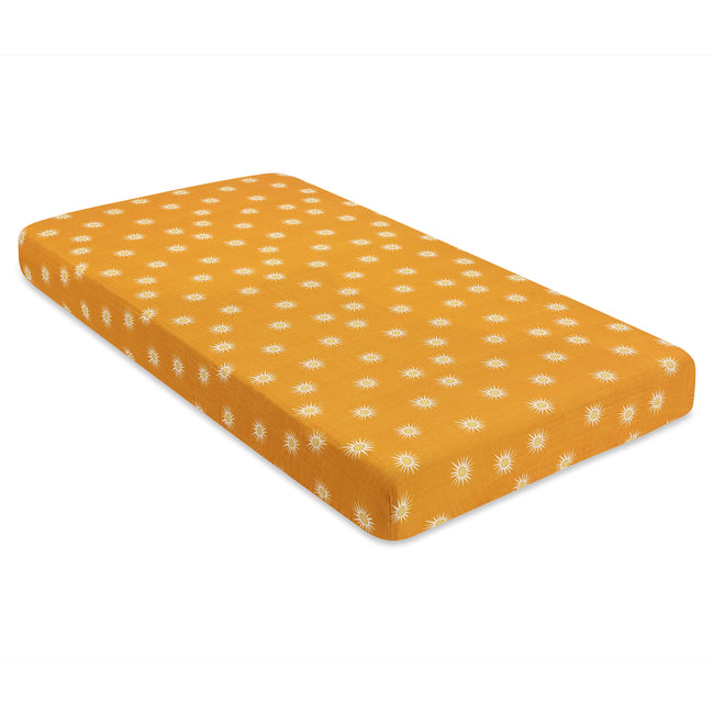 T26935,Babyletto,Golden Hour Muslin Crib Sheet in GOTS Certified Organic Cotton