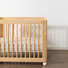 T27033,Babyletto,Beach Bum Muslin All-Stages Midi Crib Sheet in GOTS Certified Organic Cotton