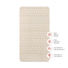 T27035,Babyletto,Beach Bum Muslin Crib Sheet in GOTS Certified Organic Cotton