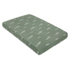 T27136,Babyletto,Ocean Waves Muslin Mini Crib Sheet in GOTS Certified Organic Cotton