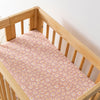 T28034,Babyletto,Daisy Muslin All-Stages Bassinet Sheet in GOTS Certified Organic Cotton
