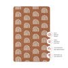 T29034,Babyletto,Rainbow Muslin All-Stages Bassinet Sheet in GOTS Certified Organic Cotton