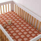 Crib Sheet in GOTS Certified Organic Muslin Cotton